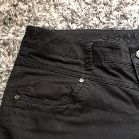 Cute Esprit black  cropped pants 8 - Picture 2 of 6
